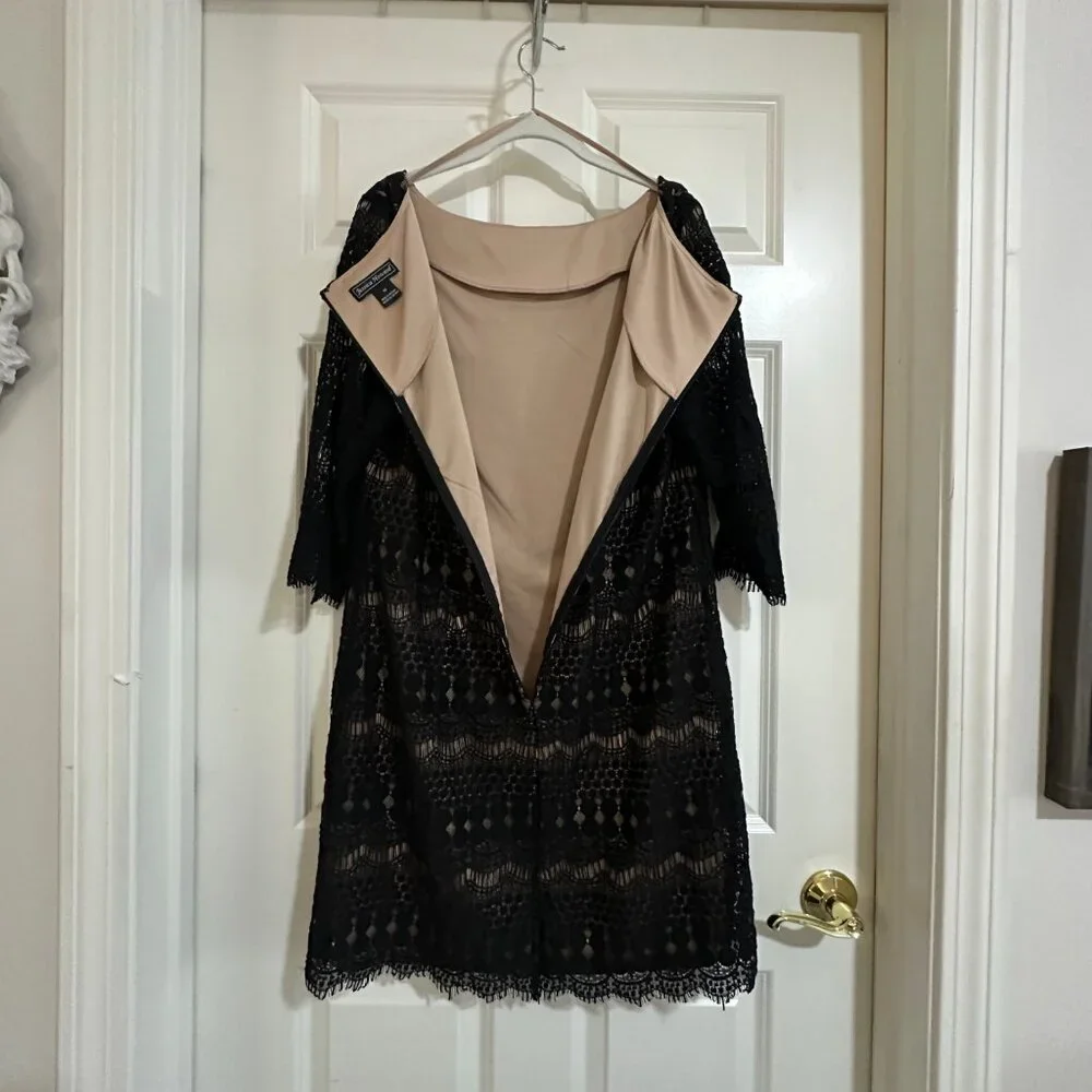 Jessica Howard Black Lace Cocktail Dress - Size 16 - NWOT - Picture 10 of 14